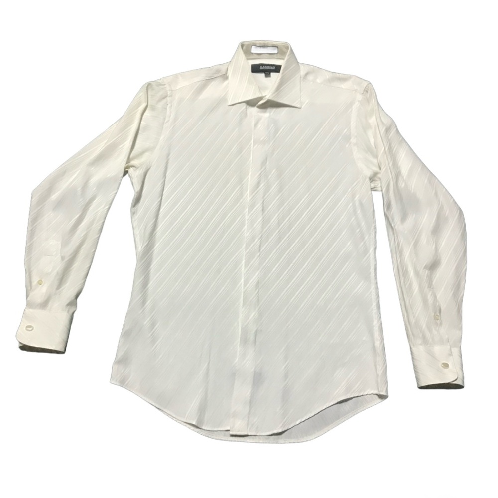 EUC Massimo Moda Collezione Neck 14 1/2 Men’s Italian Italia Dress Shirt Formal